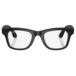 Умные очки Ray-Ban Meta* Wayfarer Gen 1 Matte Black, Фотохромные линзы Clear Transitions Graph.Green (RW4012), размер M